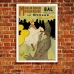 Art Nouveau Poster - Moulin Rouge, Lautrec